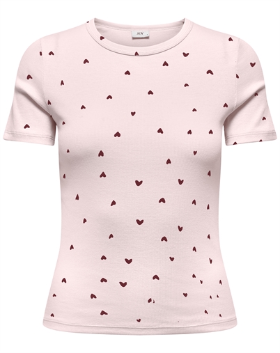 JDY - JDYLucky O-Neck T-Shirt - Pink Dogwood